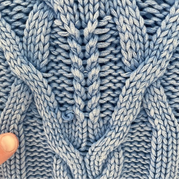 Free People Sweetheart sweater in blue egret medium - Picture 4 of 7